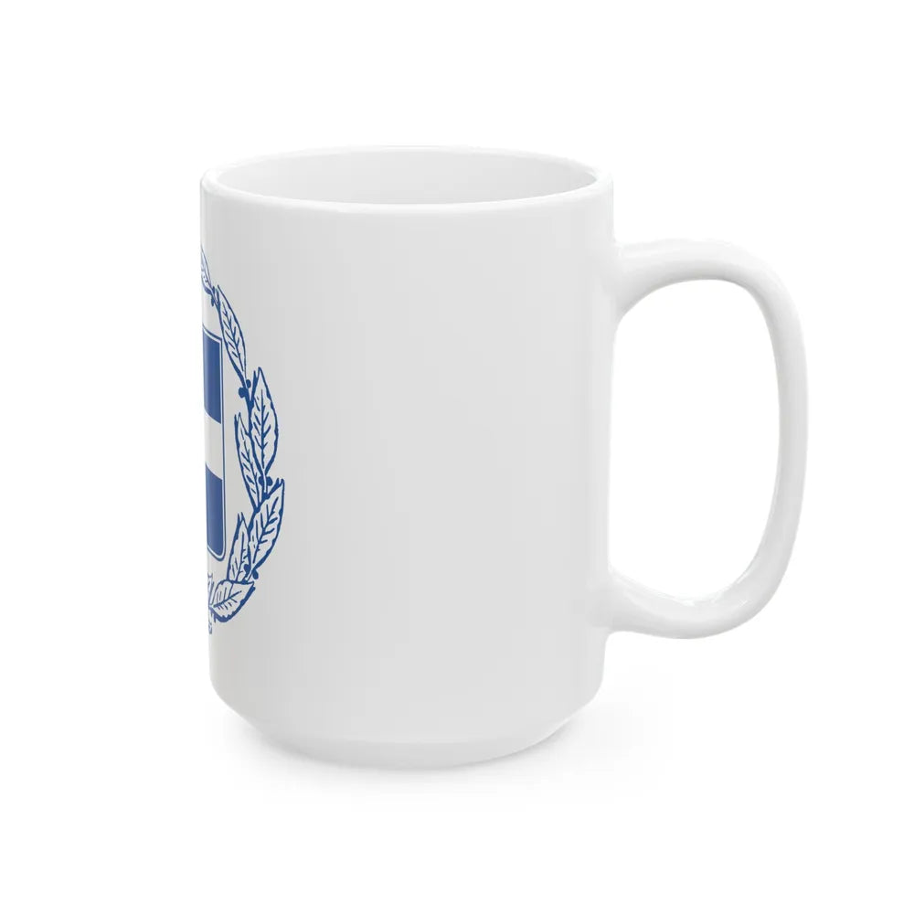 Coat of arms of Greece - White Coffee Mug-Go Mug Yourself