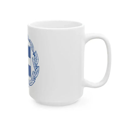 Coat of arms of Greece - White Coffee Mug - Go Mug Yourself