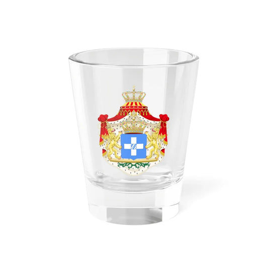 Coat of arms of Greece Wittelsbach (Greece) (Coat of Arms) Shot Glass 1.5oz 1.5oz - Go Mug Yourself