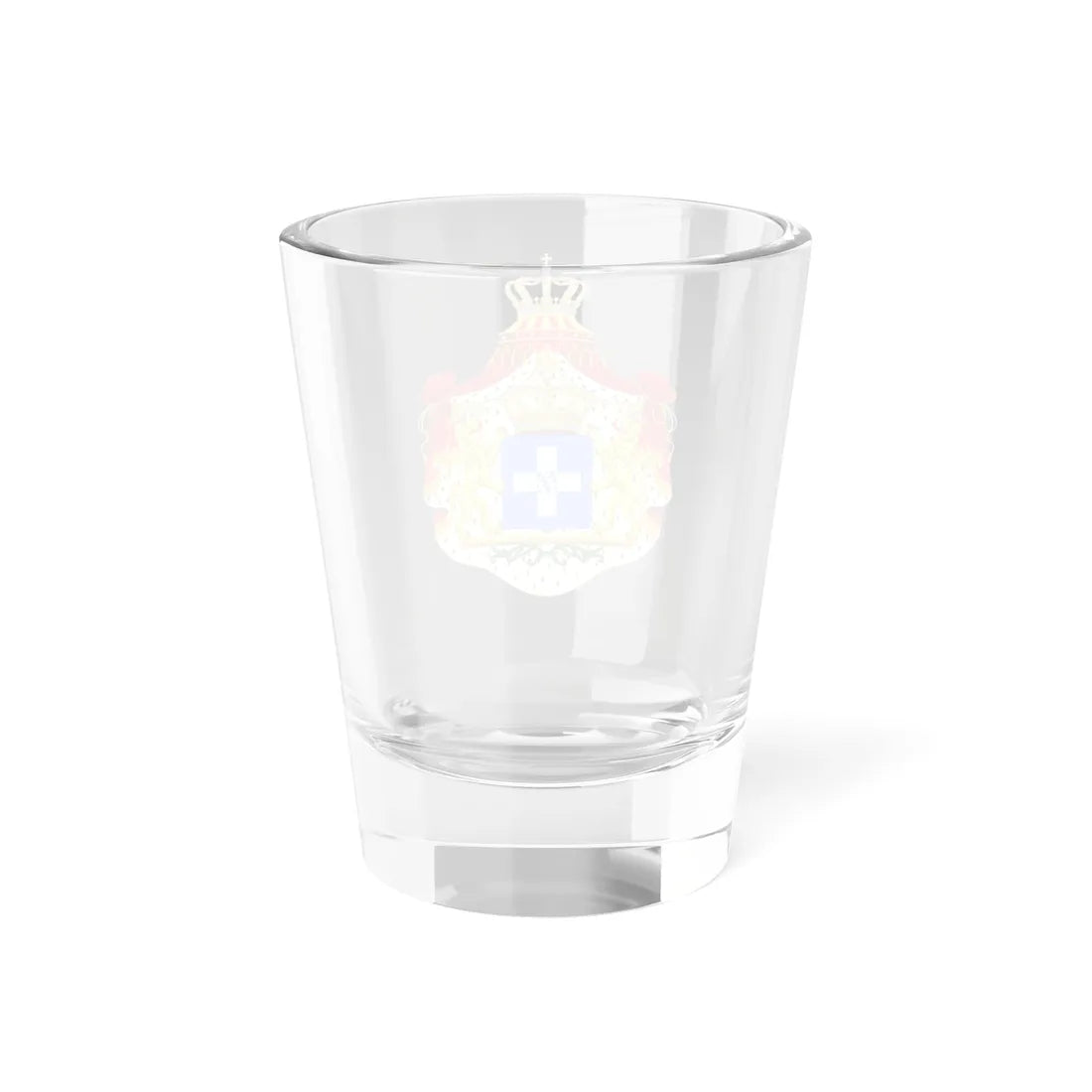 Coat of arms of Greece Wittelsbach (Greece) (Coat of Arms) Shot Glass 1.5oz - Go Mug Yourself