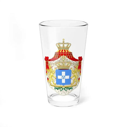Coat of arms of Greece (Wittelsbach) - Pint Glass 16oz - Go Mug Yourself