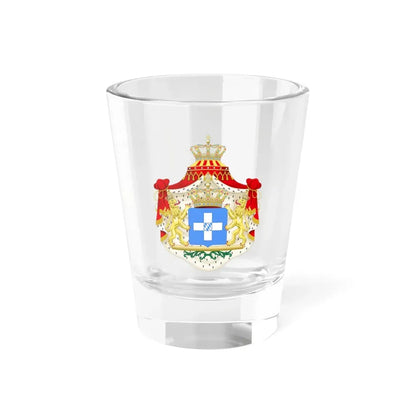 Coat of arms of Greece (Wittelsbach) - Shot Glass 1.5oz 1.5oz - Go Mug Yourself