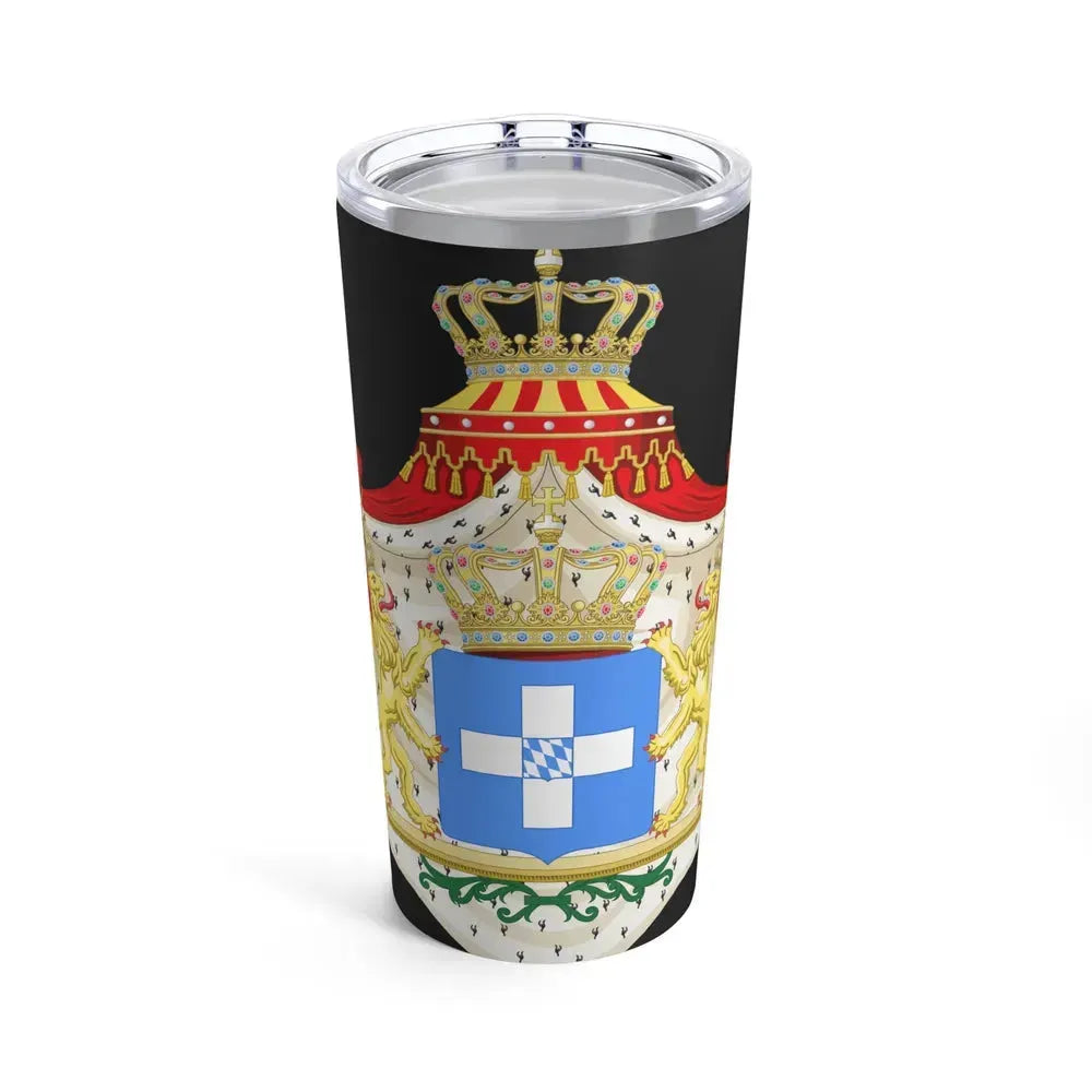 Coat of arms of Greece (Wittelsbach) - Tumbler 20oz 20oz - Go Mug Yourself