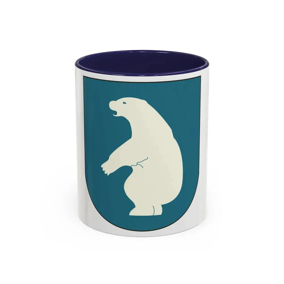 Coat of arms of Greenland 2 - Accent Coffee Mug 11oz Navy - Go Mug Yourself