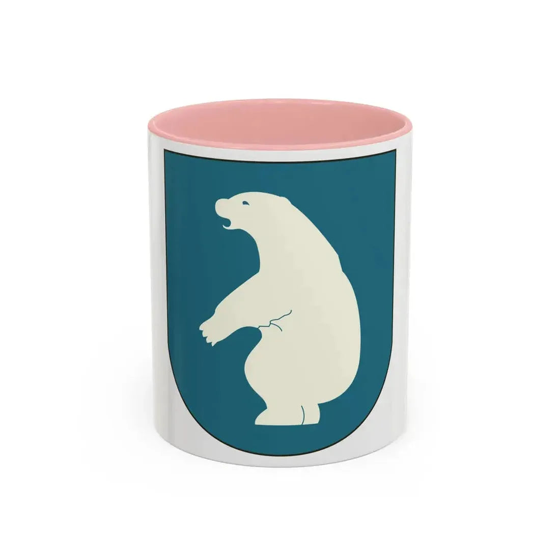 Coat of arms of Greenland 2 - Accent Coffee Mug 11oz Pink - Go Mug Yourself