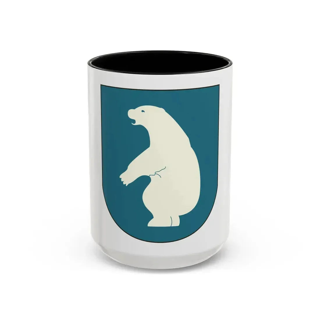 Coat of arms of Greenland 2 - Accent Coffee Mug 15oz Black - Go Mug Yourself