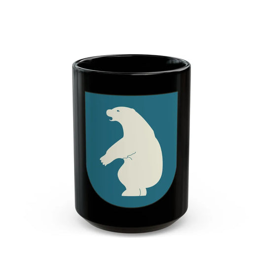 Coat of arms of Greenland 2 - Black Coffee Mug-15oz-Go Mug Yourself