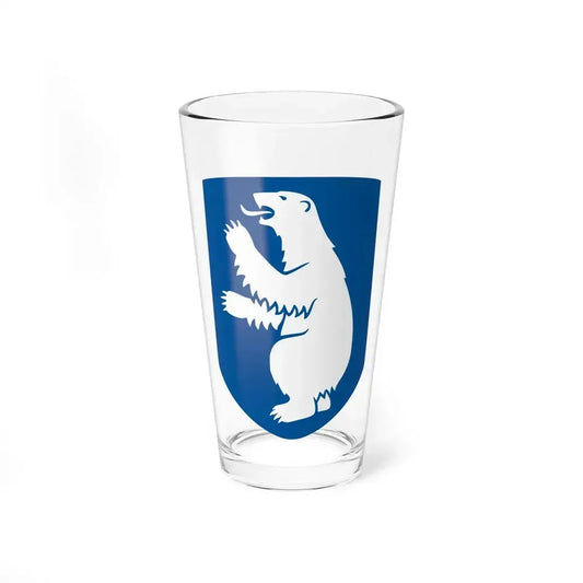 Coat of arms of Greenland - Pint Glass 16oz 16oz - Go Mug Yourself