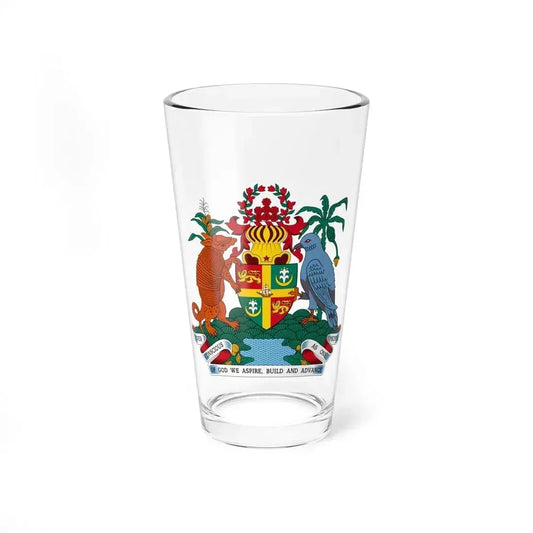 Coat of arms of Grenada - Pint Glass 16oz 16oz - Go Mug Yourself