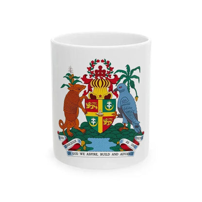 Coat of arms of Grenada - White Coffee Mug 11oz - Go Mug Yourself