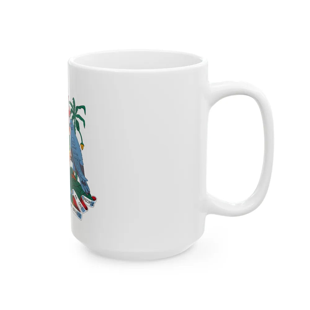 Coat of arms of Grenada - White Coffee Mug-Go Mug Yourself