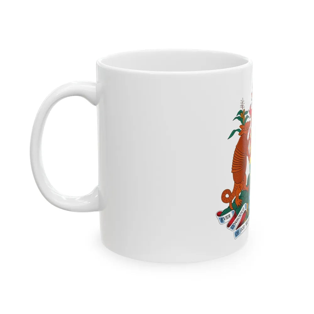 Coat of arms of Grenada - White Coffee Mug-Go Mug Yourself