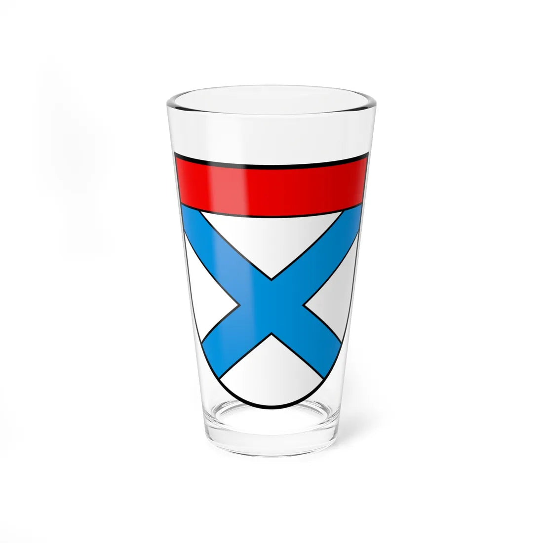 Coat of arms of Greppen (Switzerland) (Coat of Arms) Pint Glass 16oz 16oz - Go Mug Yourself
