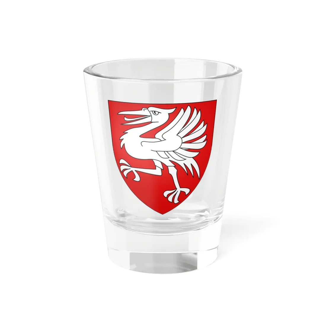 Coat of arms of Greyerz Gruyère family (Switzerland) (Coat of Arms) Shot Glass 1.5oz 1.5oz - Go Mug Yourself