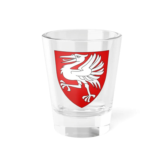Coat of arms of Greyerz Gruyère family (Switzerland) (Coat of Arms) Shot Glass 1.5oz 1.5oz - Go Mug Yourself