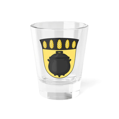Coat of arms of Grindsted (Denmark) (Coat of Arms) Shot Glass 1.5oz 1.5oz - Go Mug Yourself