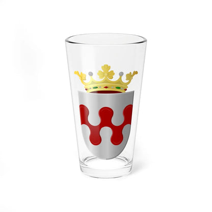 Coat of arms of Groesbeek (Netherlands) (Coat of Arms) Pint Glass 16oz 16oz - Go Mug Yourself