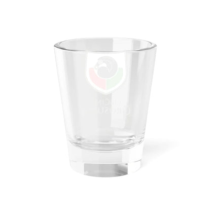 Coat of arms of Grosuplje with lettering (Slovenia) (Coat of Arms) Shot Glass 1.5oz - Go Mug Yourself