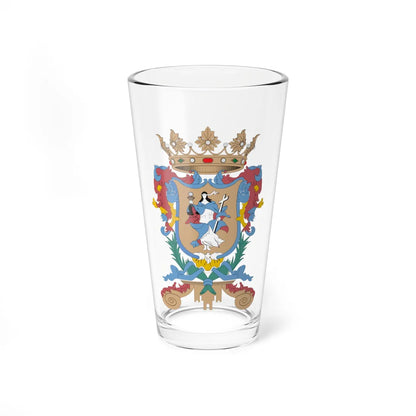 Coat of arms of Guanajuato (Mexico) (Coat of Arms) Pint Glass 16oz 16oz - Go Mug Yourself
