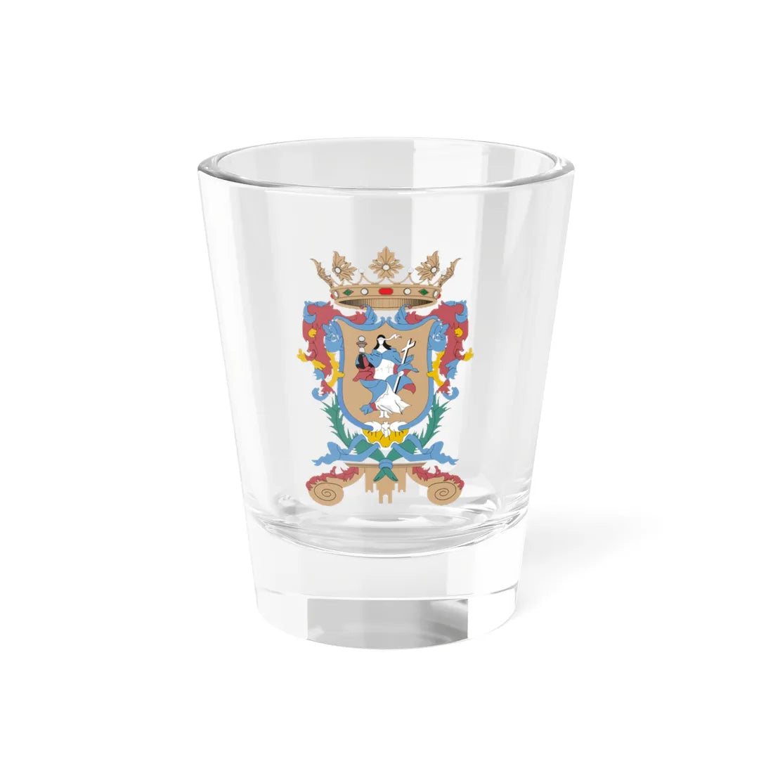 Coat of arms of Guanajuato (Mexico) (Coat of Arms) Shot Glass 1.5oz 1.5oz - Go Mug Yourself
