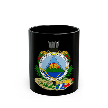 Coat of arms of Guatemala (1825-1843) - Black Coffee Mug-11oz-Go Mug Yourself