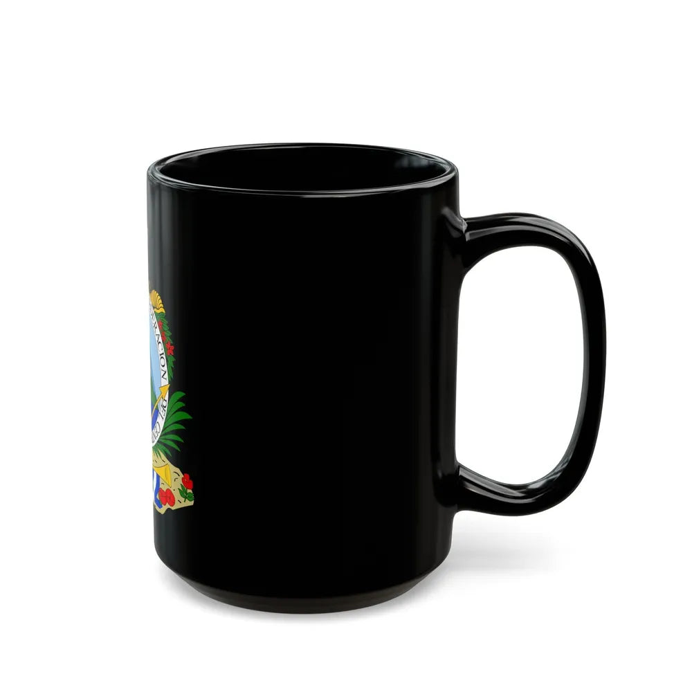 Coat of arms of Guatemala (1825-1843) - Black Coffee Mug-Go Mug Yourself