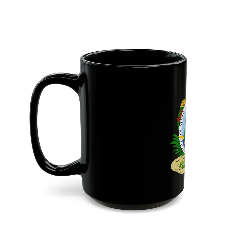 Coat of arms of Guatemala (1825-1843) - Black Coffee Mug-Go Mug Yourself