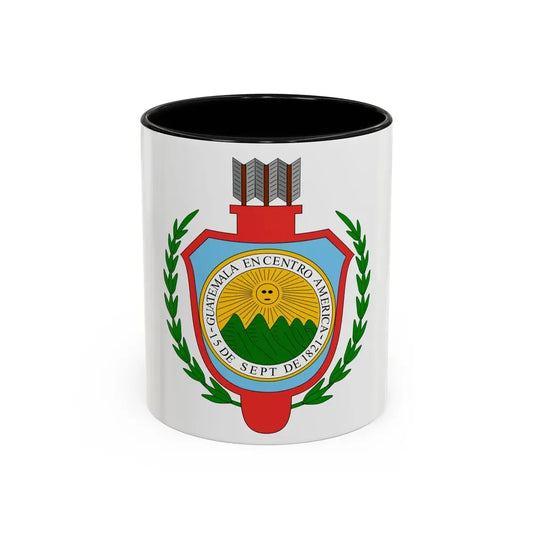 Coat of arms of Guatemala (1843-1851) - Accent Coffee Mug 11oz Black - Go Mug Yourself