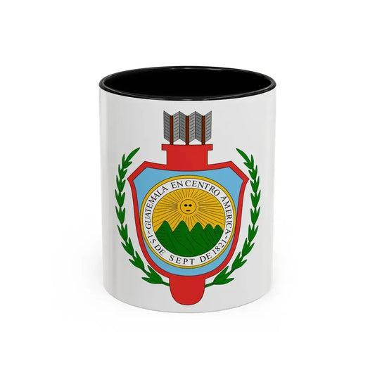 Coat of arms of Guatemala (1843-1851) - Accent Coffee Mug 11oz Black - Go Mug Yourself