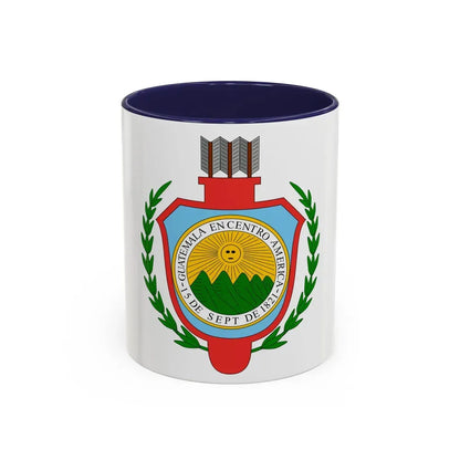 Coat of arms of Guatemala (1843-1851) - Accent Coffee Mug 11oz Navy - Go Mug Yourself