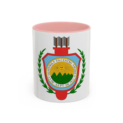Coat of arms of Guatemala (1843-1851) - Accent Coffee Mug 11oz Pink - Go Mug Yourself