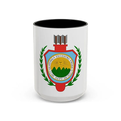Coat of arms of Guatemala (1843-1851) - Accent Coffee Mug 15oz Black - Go Mug Yourself