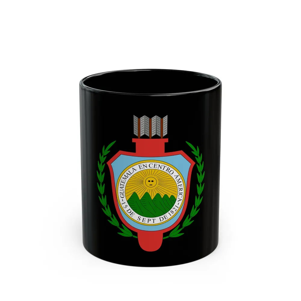 Coat of arms of Guatemala (1843-1851) - Black Coffee Mug-11oz-Go Mug Yourself