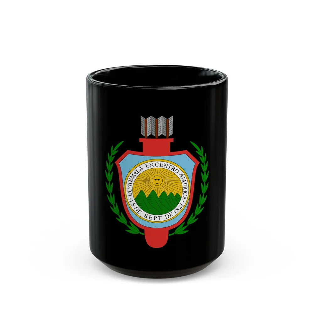 Coat of arms of Guatemala (1843-1851) - Black Coffee Mug-15oz-Go Mug Yourself