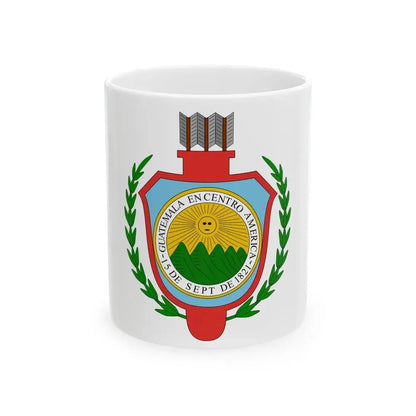 Coat of arms of Guatemala (1843-1851) - White Coffee Mug 11oz - Go Mug Yourself