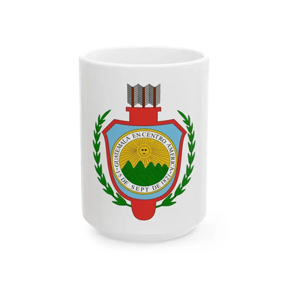 Coat of arms of Guatemala (1843-1851) - White Coffee Mug 15oz - Go Mug Yourself