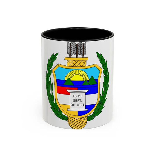 Coat of arms of guatemala (1851-1858) - Accent Coffee Mug 11oz Black - Go Mug Yourself