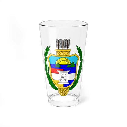 Coat of arms of guatemala (1851-1858) - Pint Glass 16oz-16oz-Go Mug Yourself