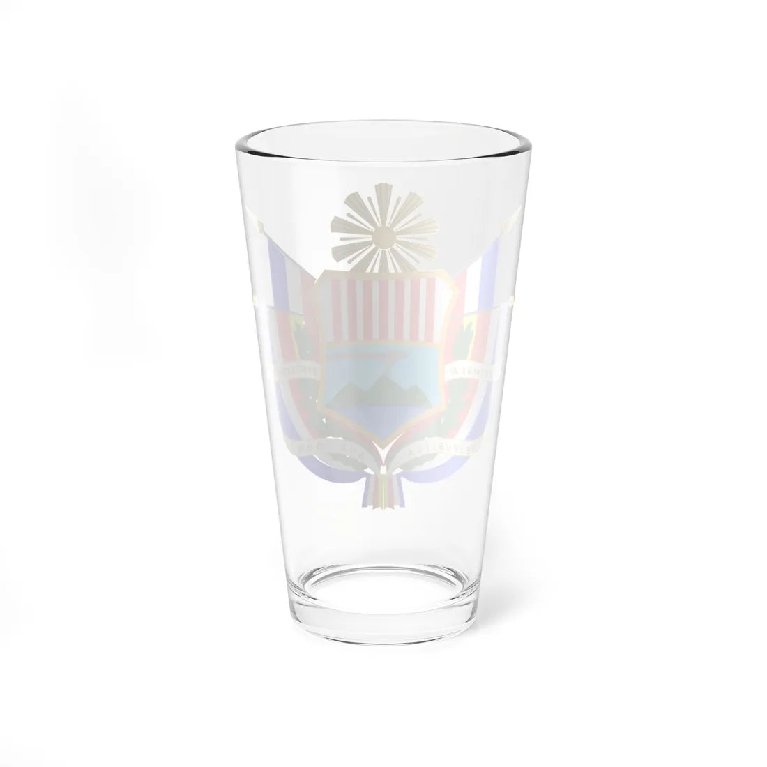 Coat of arms of Guatemala 1858-1871 (Guatemala) (Coat of Arms) Pint Glass 16oz - Go Mug Yourself