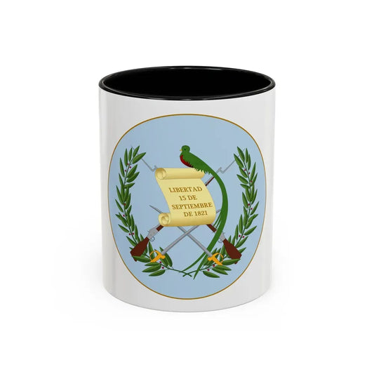 Coat of arms of Guatemala 2 - Accent Coffee Mug 11oz Black - Go Mug Yourself