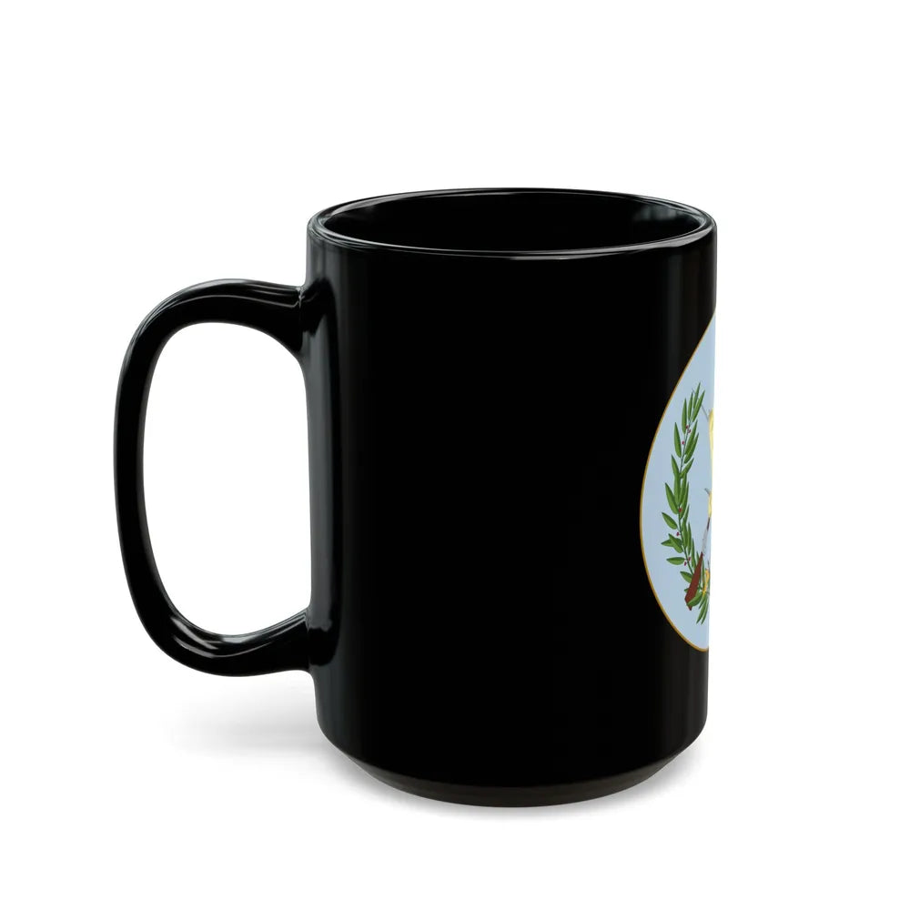 Coat of arms of Guatemala 2 - Black Coffee Mug-Go Mug Yourself