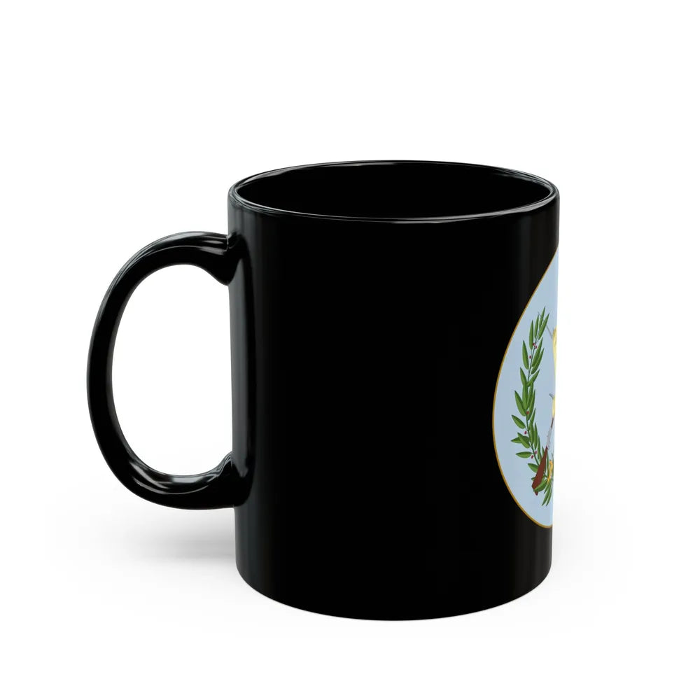 Coat of arms of Guatemala 2 - Black Coffee Mug-Go Mug Yourself