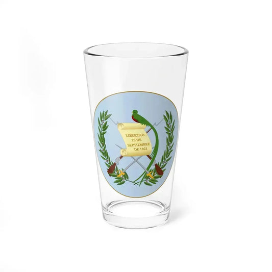 Coat of arms of Guatemala 2 - Pint Glass 16oz 16oz - Go Mug Yourself