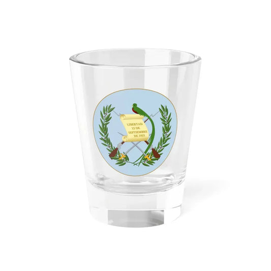 Coat of arms of Guatemala 2 - Shot Glass 1.5oz 1.5oz - Go Mug Yourself
