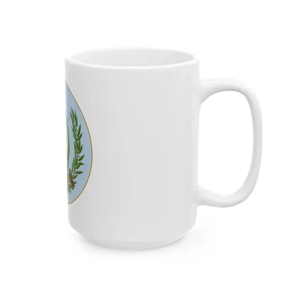 Coat of arms of Guatemala 2 - White Coffee Mug - Go Mug Yourself