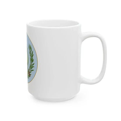 Coat of arms of Guatemala 2 - White Coffee Mug - Go Mug Yourself