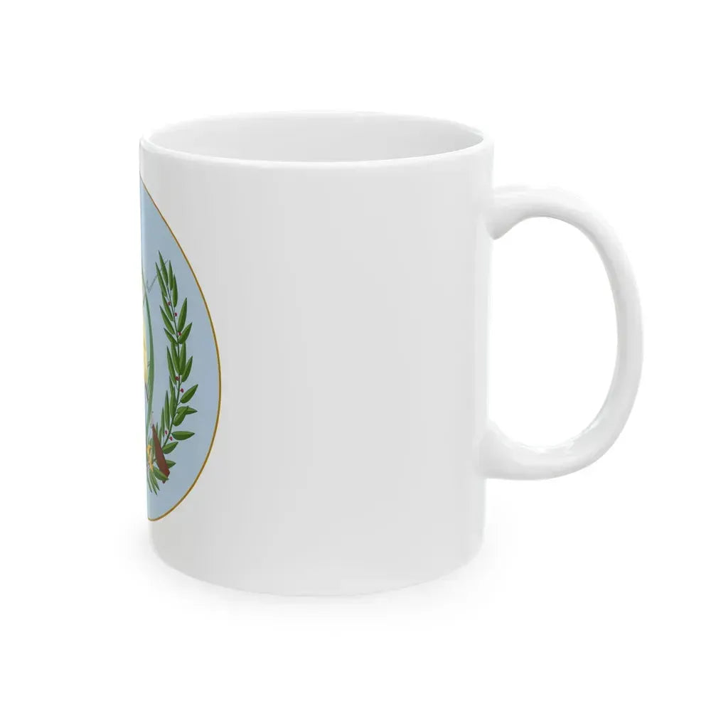 Coat of arms of Guatemala 2 - White Coffee Mug - Go Mug Yourself