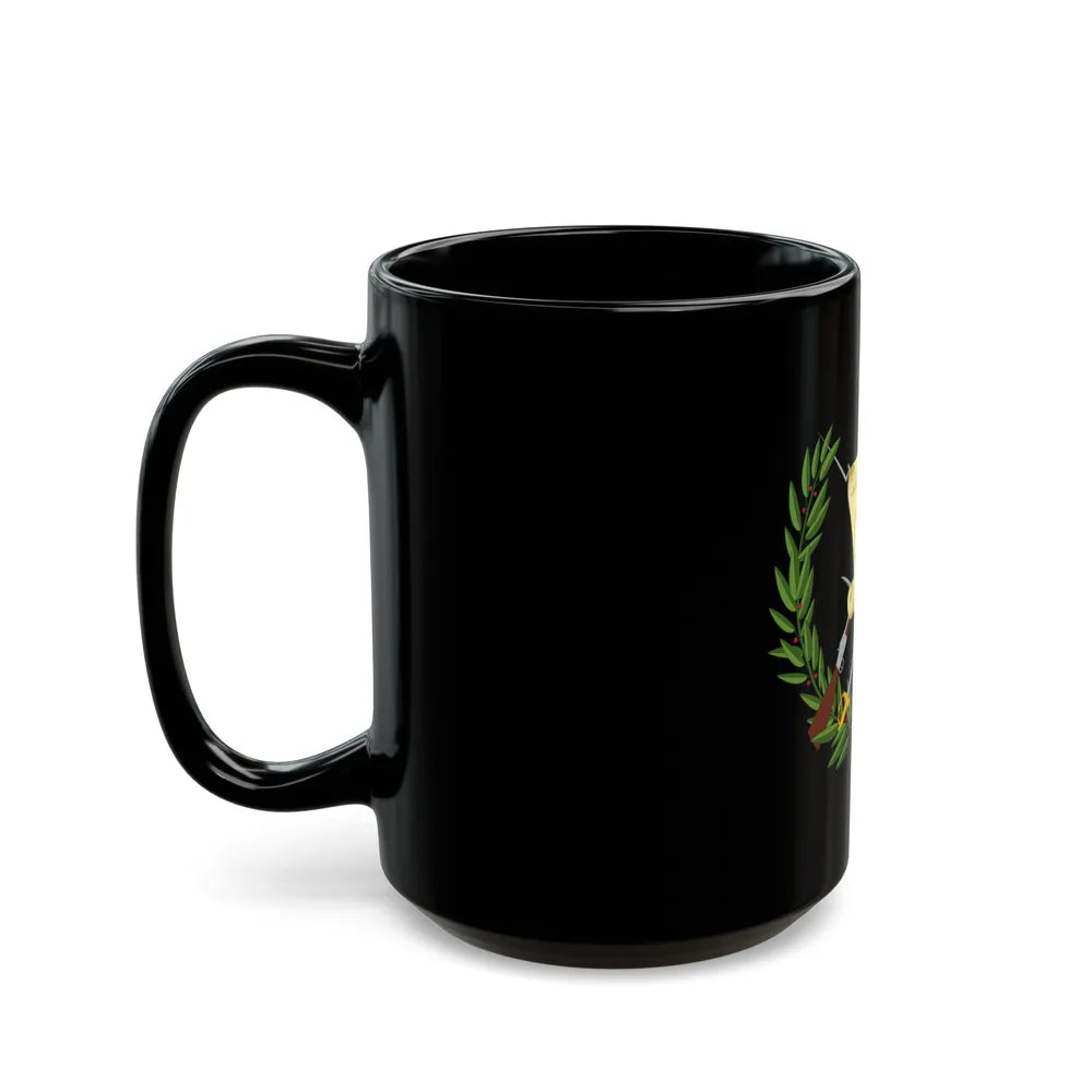 Coat of arms of Guatemala - Black Coffee Mug-Go Mug Yourself