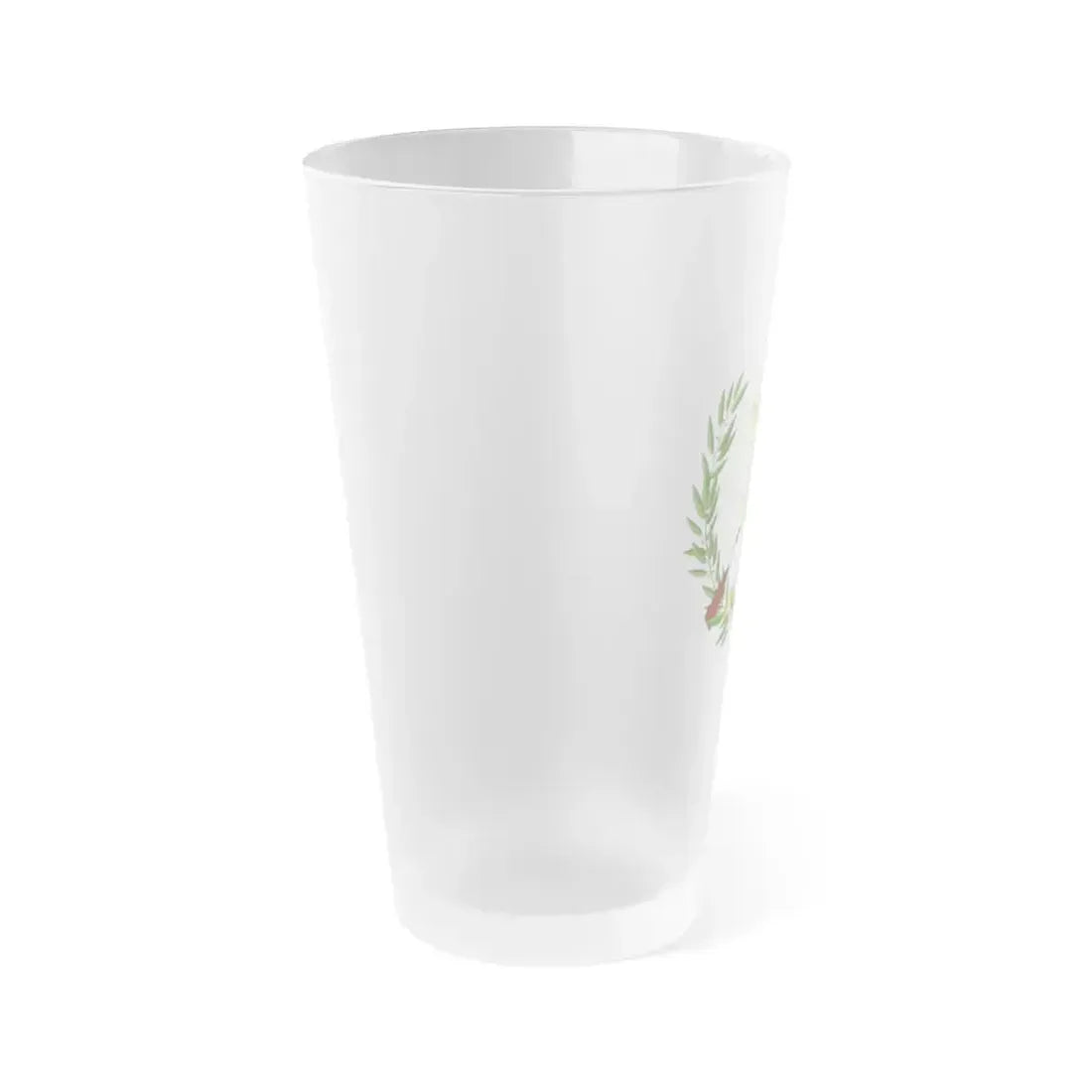 Coat of arms of Guatemala - Frosted Pint Glass 16oz - Go Mug Yourself