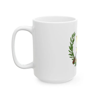 Coat of arms of Guatemala - White Coffee Mug-Go Mug Yourself